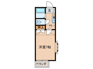 ヴィラ・ヴィクトリア【2階】の間取り