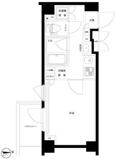 ルーブル東蒲田七番館【2階】の間取り