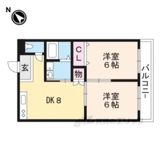 フォルサ1号館【1階】の間取り