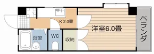 エントピア鴨池第8【4階】の間取り
