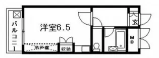 ハイソサエティ宝町【7階】の間取り