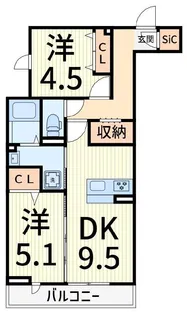 セレスティア柴又VII【1階】の間取り