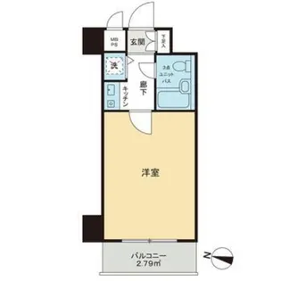 ライオンズマンション音羽【4階】の間取り