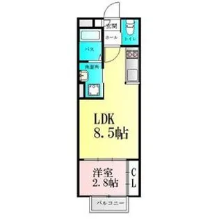 サニーライフ黒松【1階】の間取り