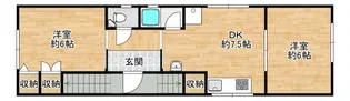 小原マンション【2階】の間取り