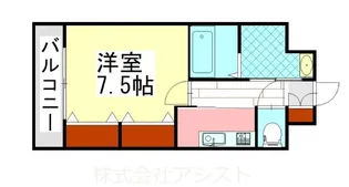 クオリティーイースト【2階】の間取り