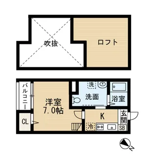 EDEN箱崎II【2階】の間取り