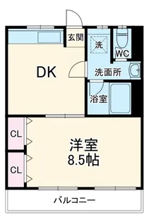 新開地ビル【1階】の間取り