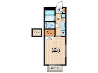パラド-ル芦屋【2階】の間取り