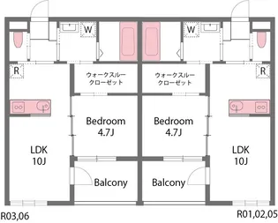 ウェルデンス熊谷B【2階】の間取り