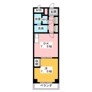 あおいマンション【4階】の間取り