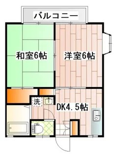 アムールコート【1階】の間取り