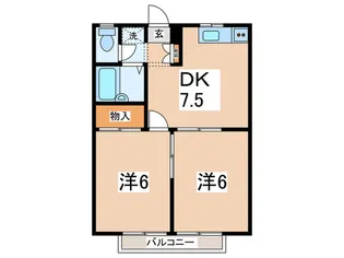 メゾンリエ-ルIII【2階】の間取り