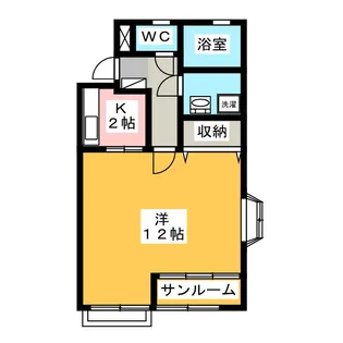 ハイツSE A棟【2階】の間取り