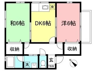 チャチャハウス【2階】の間取り