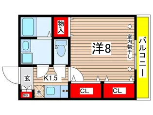 マージュ西小岩【3階】の間取り
