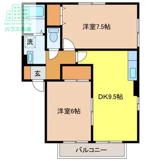 セジュールマイン B棟【1階】の間取り