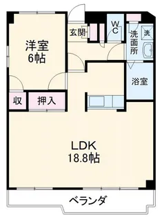 グランドエンブレム秦野【4階】の間取り
