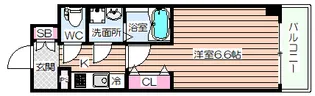 エスリード本町レジデンス【6階】の間取り