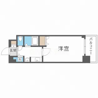 プレサンス本町プライム【9階】の間取り