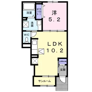 ヴィルゴ【1階】の間取り