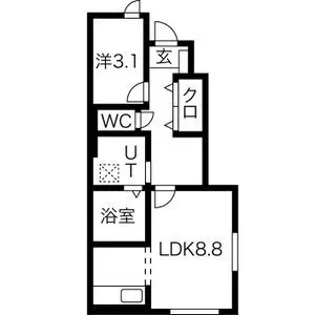 INFINITY YONEZAWA【1階】の間取り