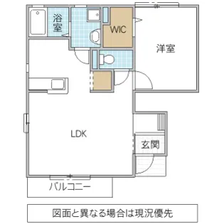 サンプレス A【1階】の間取り