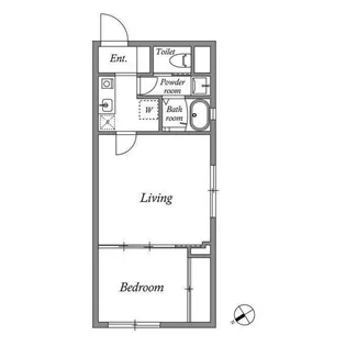 SOLASIA residence門前仲町【3階】の間取り