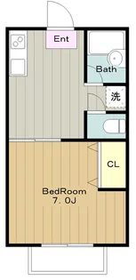 青木葉ハイツ5【2階】の間取り