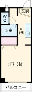 ブリリアンス国分寺【3階】の間取り