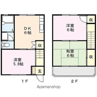 コンフォートハイツ【1階】の間取り