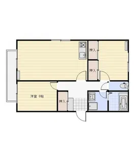 コージーコート中溝【1階】の間取り