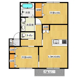 アリエッタ【2階】の間取り