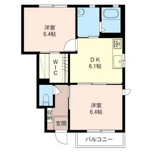 シャーメゾン・アトリオIV【1階】の間取り