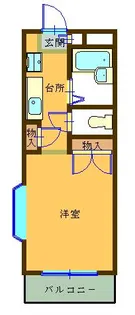 ロワールハイム【2階】の間取り