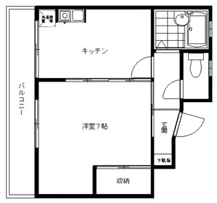 イクタベース【3階】の間取り
