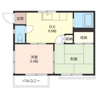 千葉県千葉市花見川区宮野木台1【アパート】の間取り
