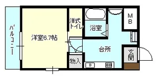 ウェイク文京台311号【3階】の間取り