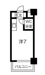 ロマネスクL六本松【9階】の間取り