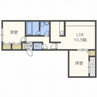 Maison Bonheur12【3階】の間取り