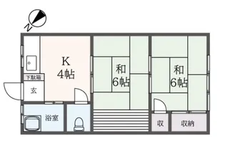 2Kの間取り画像