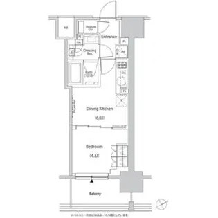 ザ・パークハビオ目白タワー【14階】の間取り