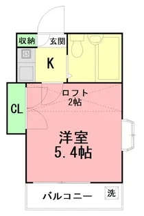 エコルグリーンリーフ【1階】の間取り