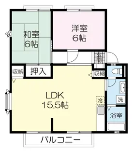 サンライフ柏【2階】の間取り