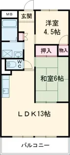 アルカディア【3階】の間取り