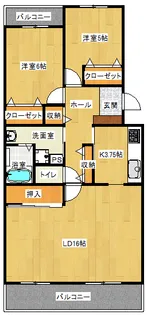 カーサグランデ並木【3階】の間取り