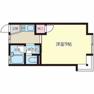 パレスエヴァ八乙女【2階】の間取り