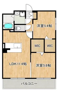 RISE CASA【3階】の間取り