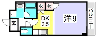 クロスデータビル73【2階】の間取り