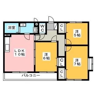 リトルストリーム【2階】の間取り